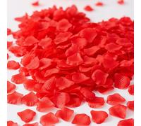 2000 Pezzi Set Foglie di Rosa Artificiali Creare un'atmosfera Romantica Riutilizzabile Non Facilmente Deformabile Rose Finte Petali Di Rosa Finti Petali Di Rosa