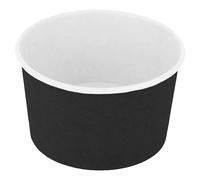 2000 pezzi - Torte gelati 240 ml 250 + 18Pe G/M2 Ø 9,4 x 5,5 cm Nero Cartoncino.