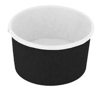 2000 pezzi - Torte gelati 70 ml 210 + 18Pe G/M2 Ø 6,5 x 3,9 cm nero cartoncino