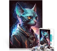 2000 Pieces Jigsaw Puzzles for Adults Sphynx Cat Made of cardboard，Suitable for ages 14 and up Difficult to complete but fun and humorous Fun at Home Activities, Birthday Present,Travel Gifts。
