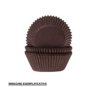 [2000] Pirottini Carta Tondi Marroni n° 6 Muffin o Cupcake | Dolci Pasticceria
