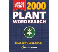 2000 Plant Word Search: A Mega Botanical Brain Challenge with 2000 Unique Plant Names
