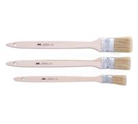 2000 Set di 3 Pennelli Professionali Per Radiatori con Manico in Legno per