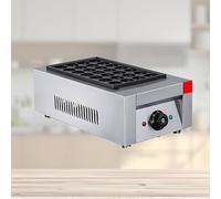 2000 W Piastra Elettrica per Pancake E Waffle Da 2000 W, Acciaio Inossidabile, Antiaderente, Temperatura Regolabile, Adatta per Casa, Ristoranti E Panetterie Professionali(Single)