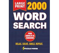 2000 Word Search: 2,000 Fun Words in Big, Bold Print Puzzles
