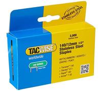 2000 X Tacwise 140/12mm Acciaio Inox Graffette