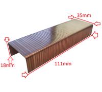 20000 Graffette 35x18 Mm Chiusura A Scatola Graffette Bostitch Prebena B