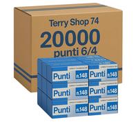 20000 Punti 6/4 per Cucitrice Spillatrice Spillette N 148 per Cucitrice Passo 64