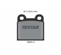 2000906 TEXTAR Kit pastiglie freno, Freno a disco per ,ALFA ROMEO,AUTO UNION,DAF