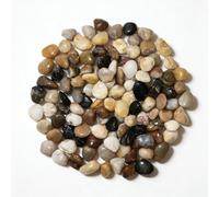 2000g Ciottoli Decorativi Giardino, 1-3 cm Pietre Decorative per Vasi Piccole, Sassolini Decorativi per Acquario Ciottoli Lucidati Naturali per Paesaggistica Vasi Piante Grasse (Multicolore, 1-3 cm)