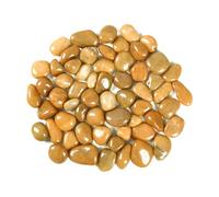 2000g Ciottoli Decorativi Giardino, 2-4 cm Pietre Decorative per Vasi Piccole, Sassolini Decorativi per Acquario Ciottoli Lucidati Naturali per Paesaggistica Vasi Piante Grasse (Giallo, 2-4 cm)