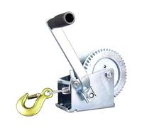 2000lbs-3000LBSx8/15/30m Camion for barche Autobloccante Manuale in acciaio zincato Argano Attrezzo manuale Cinghia di sollevamento(2000LBS,15M Wire rope)