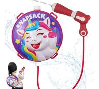 2000ML Zaino Pistola ad Acqua per Bambini Giocattolo Pistole D'acqua Zainetto Pistola ad Acqua con Cinghie Regolabili per Estate Giardino Piscina Spiaggia Partito Giocattoli
