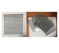 2000pcs 3d Scanner Punti di marcatura riflettenti Punto di impatto Punto di destinazione All'interno di 3 mm Al di fuori di 6 mm Scansione accurata