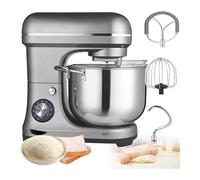 2000w Commercial Food Mixer,10l Large Capacity Stand Mixer,8 attrezzi, con gancio di impasto + gancio di miscelazione + uovo, per scuole, panetterie, ristoranti, pizze