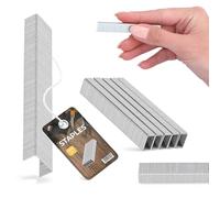 2000x Punti per Graffatrice Graffe 8 mm Tipo 53A per Tappezzeria Graffettatrice Manuale per Legno Mobili Fogli Forti Universali Inossidabili Robusto Resistente