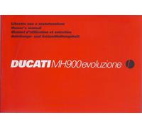 2001 Ducati MH900 Evoluzione 91370701D NOS 67 Page Istruzioni Manuale come Nuovo