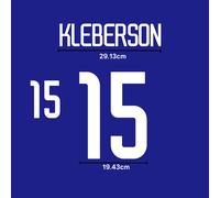 2002 Brasile Away Name Set - Kléberson #15 Heat Transfer Patch | Retro Heat P...