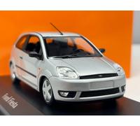 2002 Ford Fiesta Metallico Argento - 1/43 Modellino Auto Minichamps Maxichamps