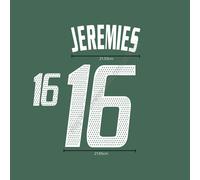 2002 Germany Away Name Set - Jeremies 16 Heat Transfer Patch Retro Midfield Kit