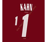 2002 Germany Away Name Set - Kahn #1 (Heat Transfer Patch) | Keeper Retro