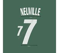 2002 Germany Away Name Set - NEUVILLE #7 Heat Transfer Patch | Stile classico