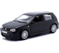 2002 Volkswagen VW Golf R32 Mk4 V6 Negro Mate 1:24 Maisto 31290