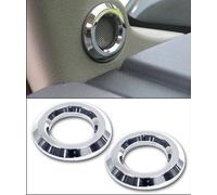2003-2007 H2 Hummer SUV & Sut Liscio Cromo Billetta Tweeter Cornici - Coppia