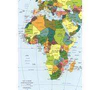 2003 Mappa dell'Africa | Puzzle da 1000 pezzi per adulti | Divertimento per la famiglia | Gioco di puzzle per adulti | Attività divertente | Regalo unico