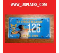 2004 Giochi Olimpici Atene Virgin Islands Targa Sport Etichetta Bassi Numero 126