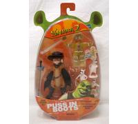 2004 Hasbro Dreamworks Shrek 2 IN Stivali Con Spara Palla di Pelo 4 " Figura New