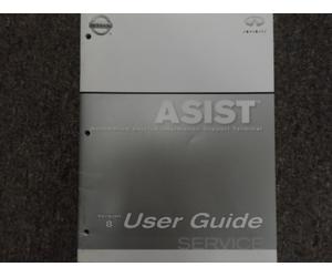 2004 Infiniti Automotive Servizio Informazioni Supporto Terminal Guida Version 8