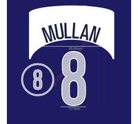 2004 USA Away Name Set Mullan #8 Heat Transfer Patch Fan Made Soccer Iron-on