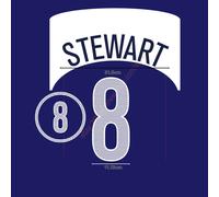 2004 USA Away Name Set Stewart #8 Heat Transfer Patch Fan Made Soccer Iron-on