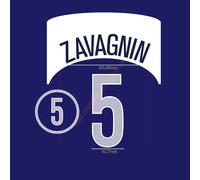2004 USA Away Name Set Zavagnin #5 Heat Transfer Patch Fan Made Soccer Iron-on