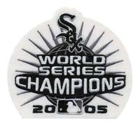 2005 Chicago Bianco Sox Mondo Serie Maglia Toppa Champion Nero Bianco Versione