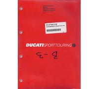 2005 Ducati ST3 91470531E Integratore Only Negozio Manuale New - Inglese/Italian
