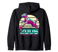 2006 Anno del Cane Compleanno 80s Retro Segno Zodiacale Cinese Felpa con Cappuccio