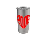 2006 Cuore Vintage 2006 Forma di Cuore Amore 20° Compleanno Bicchiere termico in acciaio inox doppia parete