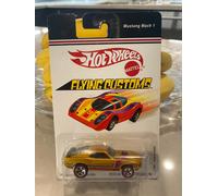 2006 Hot Wheels Target Volante Customs MUSTANG MACH 1 Oro W/ Red Line 5 Raggi