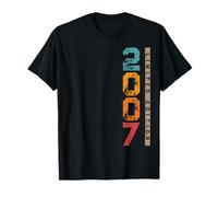 2007 18th Birthday Adult 18 Years Old Boy Or Girl Vintage Maglietta
