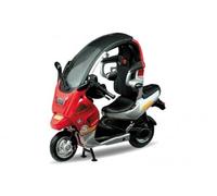 2007 BMW C1, rosso, modello Welly moto 1:18