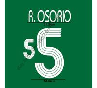 2007 Mexico Home Name Set - H. Moreno #5 Patch Trasferimento Calore Fan Made ...