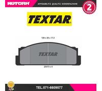 2007304 Kit pastiglie freno, Freno a disco anteriore (MARCA-TEXTAR)..