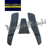 20077 - SET TAPPETINI POGGIAPIEDI PEDANA NERO VESPA 50 125 150 ET2 ET4