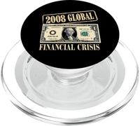 2008 Crisi Finanziaria TShirt Finanza Denaro Amministrazione PopSockets PopGrip per MagSafe
