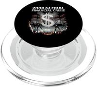 2008 Crisi Finanziaria TShirt Finanza Denaro Amministrazione PopSockets PopGrip per MagSafe
