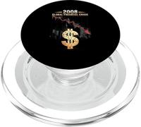 2008 Crisi Finanziaria TShirt Finanza Denaro Amministrazione PopSockets PopGrip per MagSafe