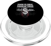 2008 Crisi Finanziaria TShirt Finanza Denaro Amministrazione PopSockets PopGrip per MagSafe