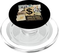 2008 Crisi Finanziaria TShirt Finanza Denaro Amministrazione PopSockets PopGrip per MagSafe